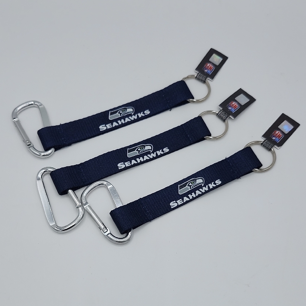 Seahawks Champs Navy Keychain Trio 🏉🏆